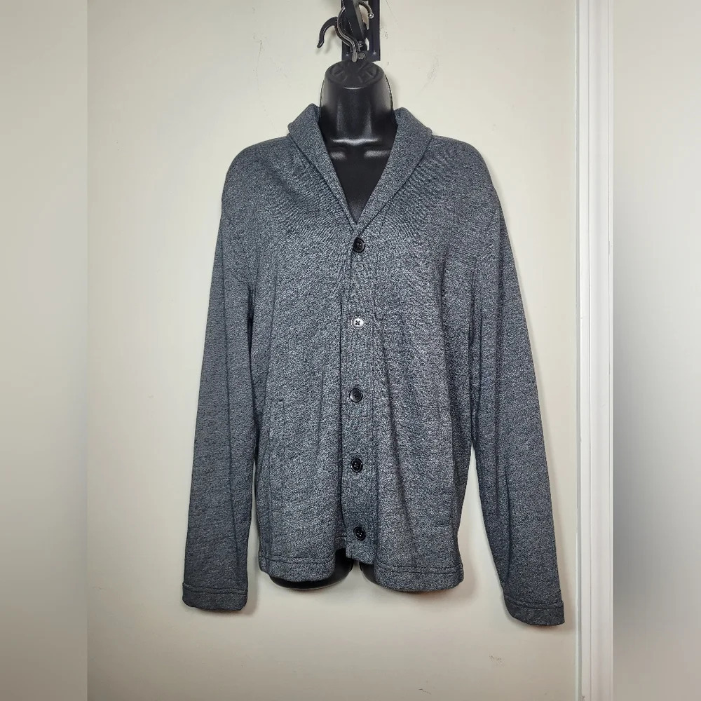 Perry Ellis Cotton Blend Button Down Cardigan sz S